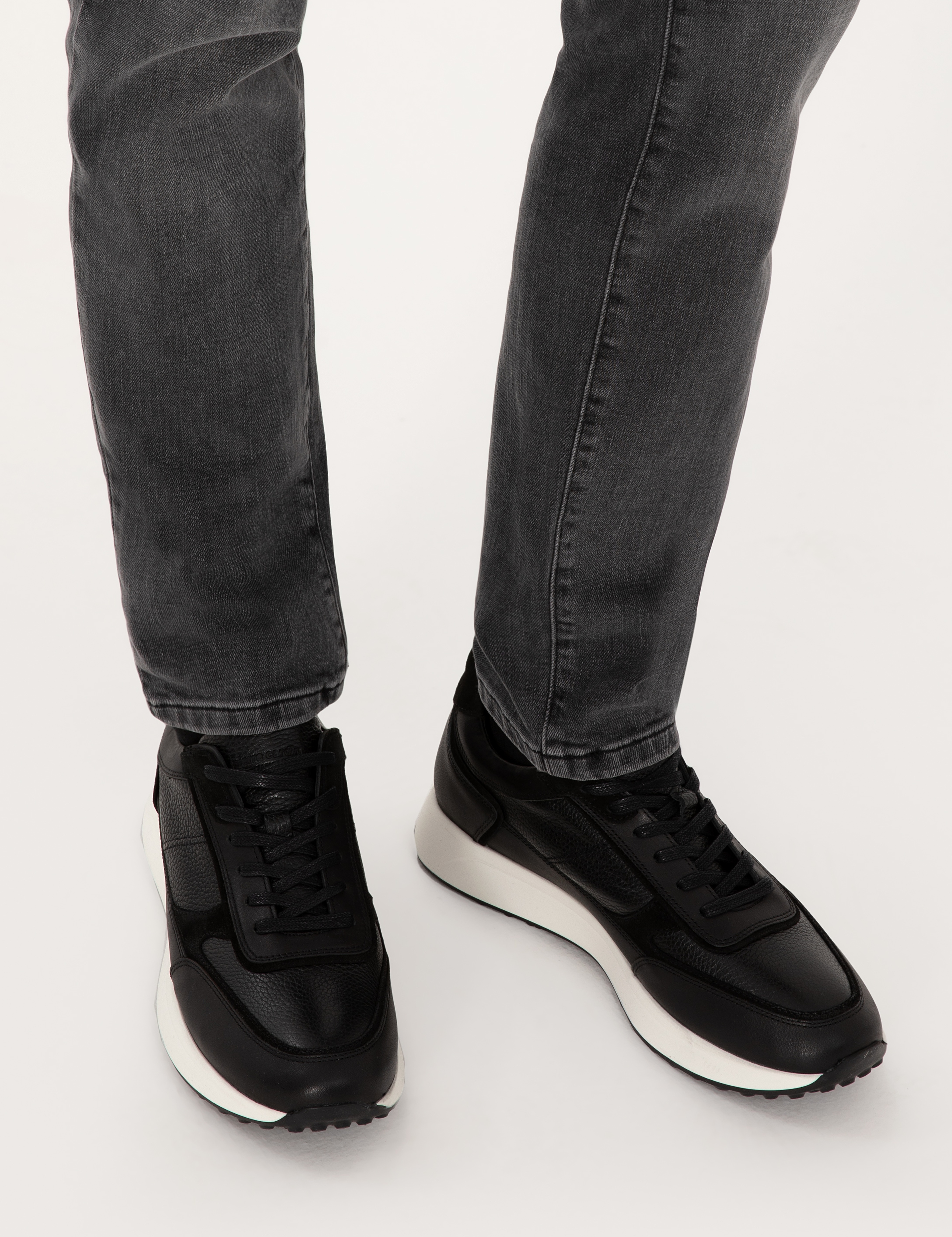 Siyah %100 Deri Casual Ayakkabı - Image 6