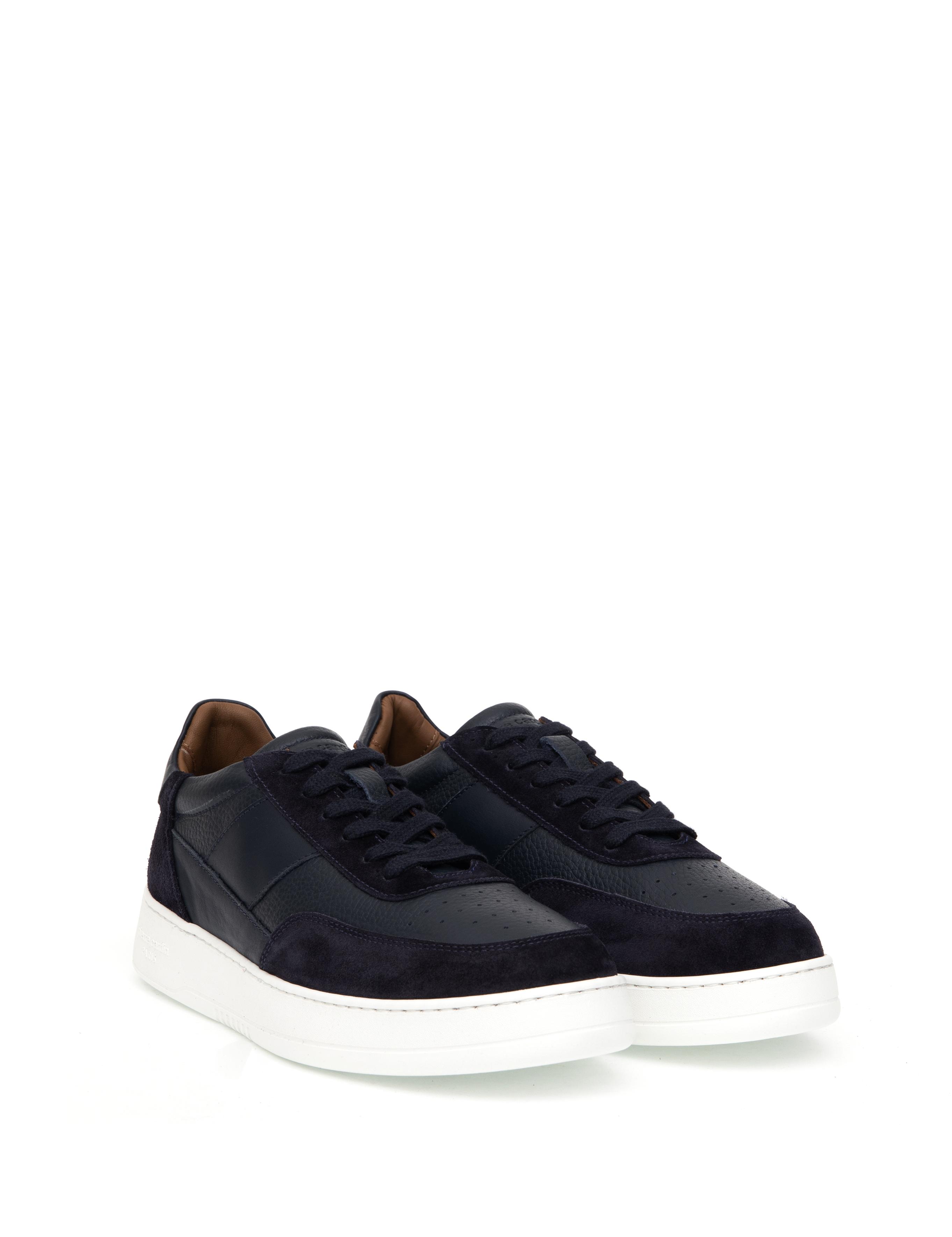 Lacivert %100 Deri Casual Ayakkabı