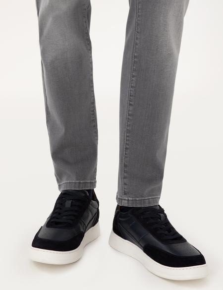 Lacivert %100 Deri Casual Ayakkabı - 50315618012