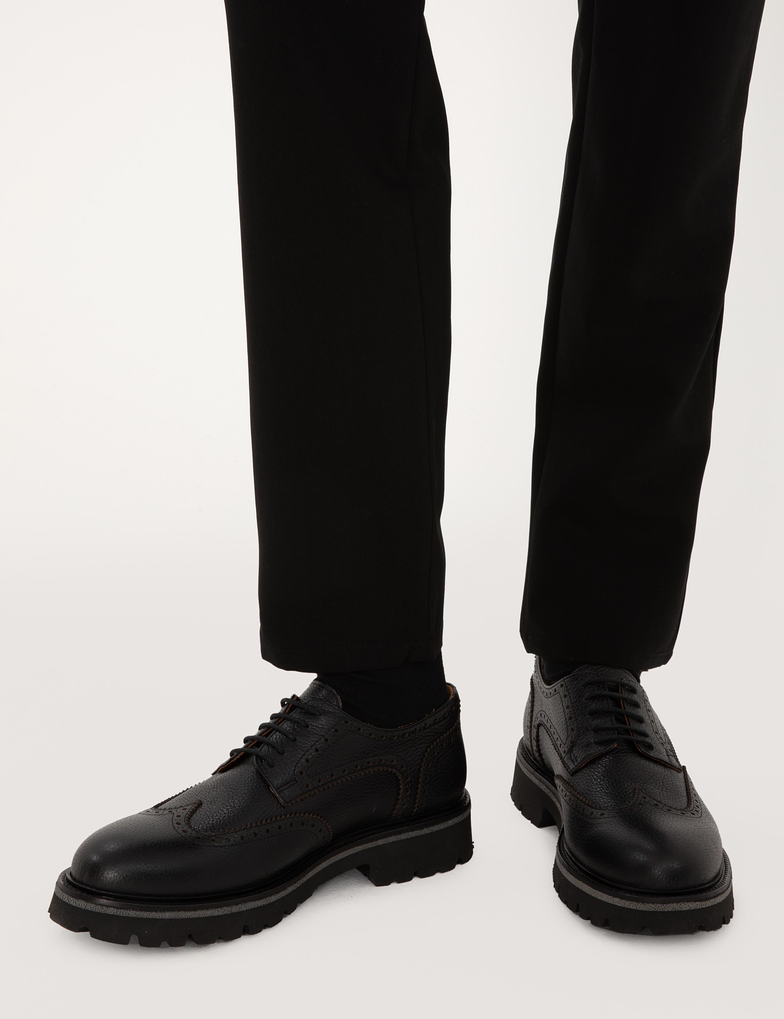 Siyah %100 Deri Casual Ayakkabı