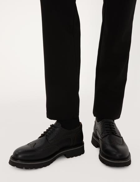 Siyah %100 Deri Casual Ayakkabı - 50315680006