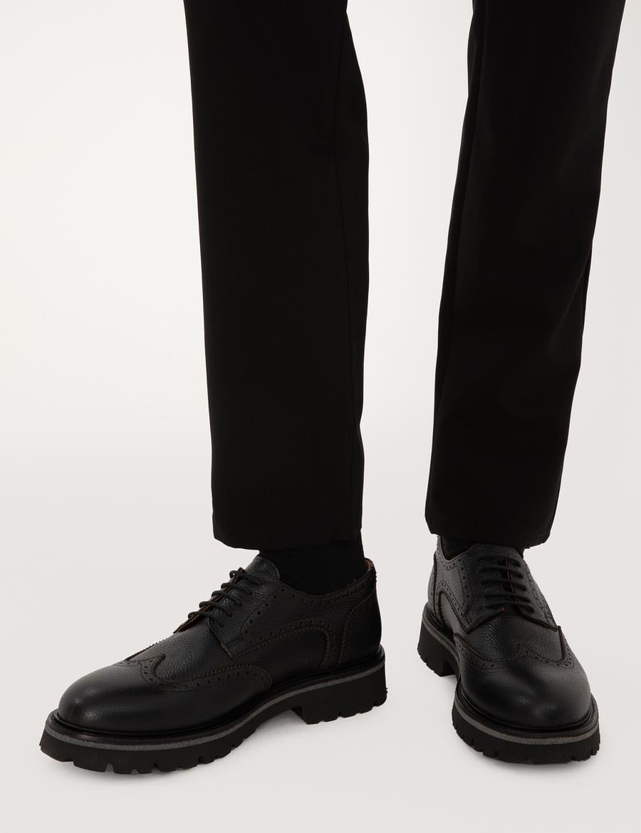 Siyah %100 Deri Casual Ayakkabı