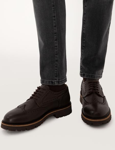 Kahverengi %100 Deri Casual Ayakkabı - 50315680014