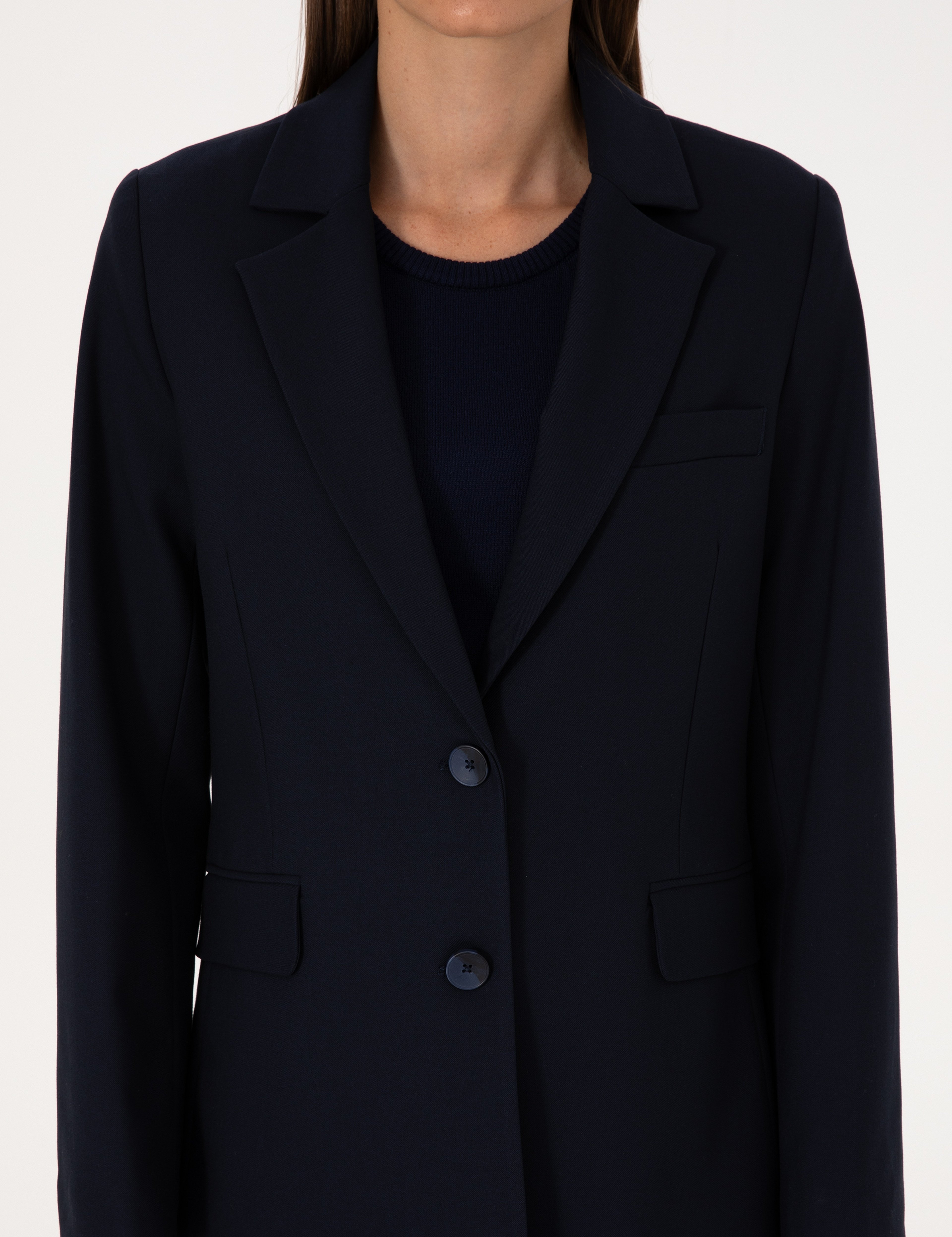 Lacivert Regular Fit Ceket