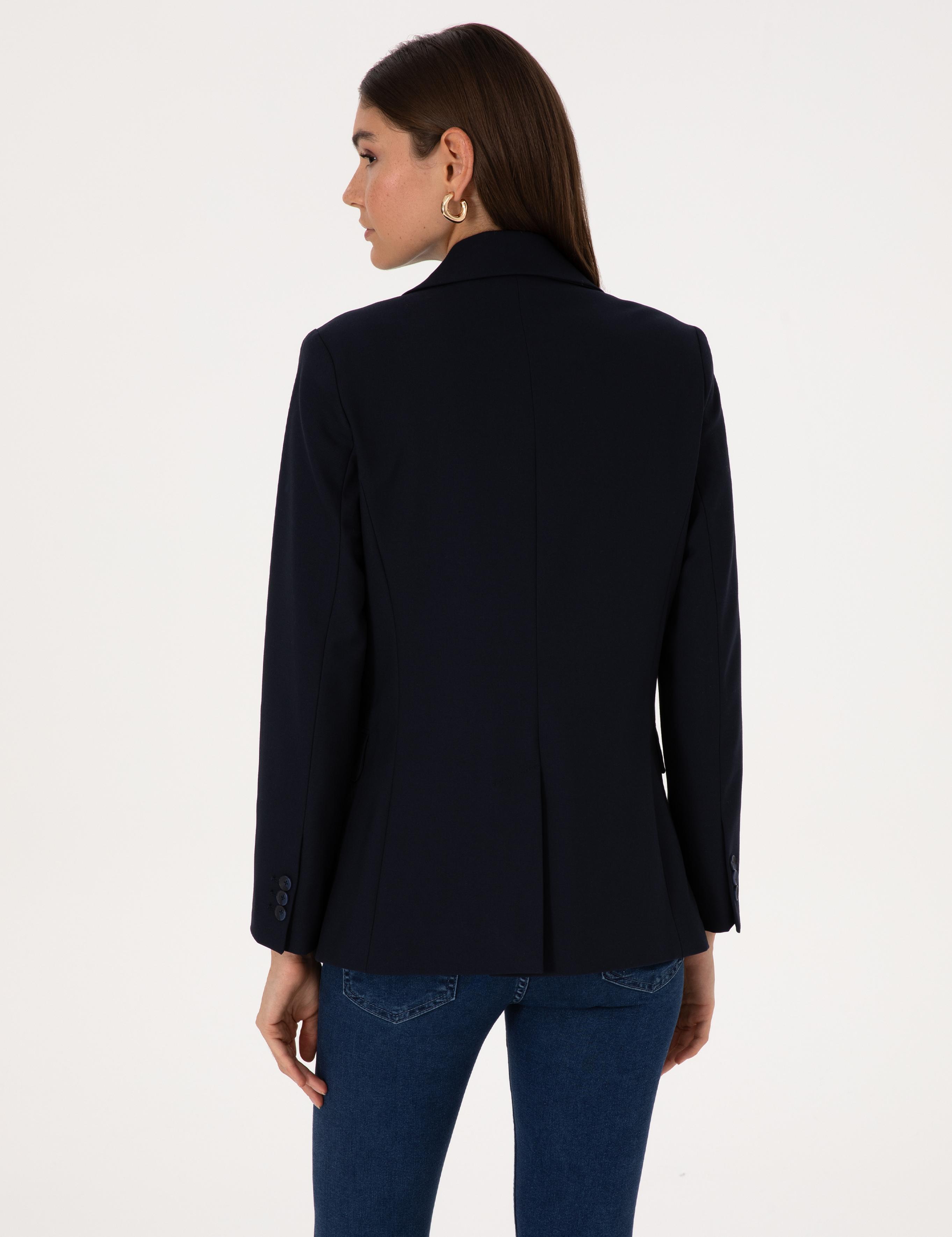 Lacivert Regular Fit Ceket