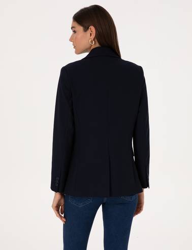 Lacivert Regular Fit Ceket