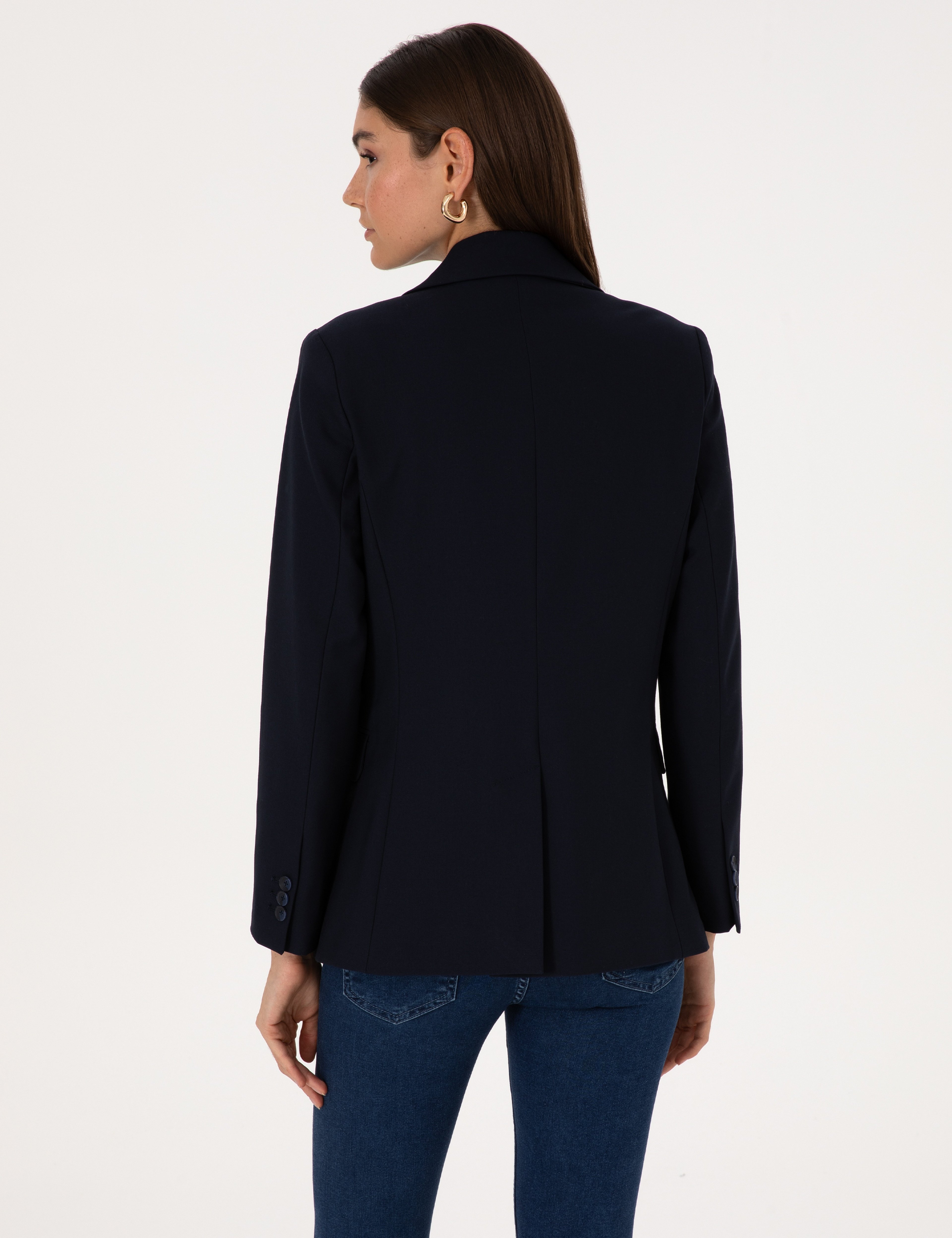 Lacivert Regular Fit Ceket