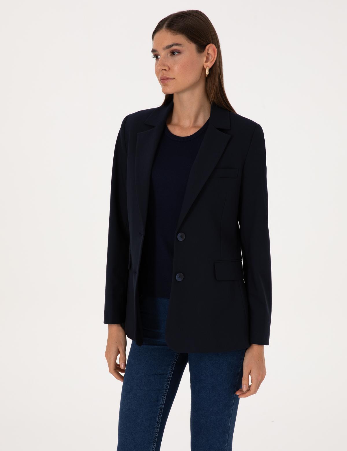 Lacivert Regular Fit Ceket - 50309891013