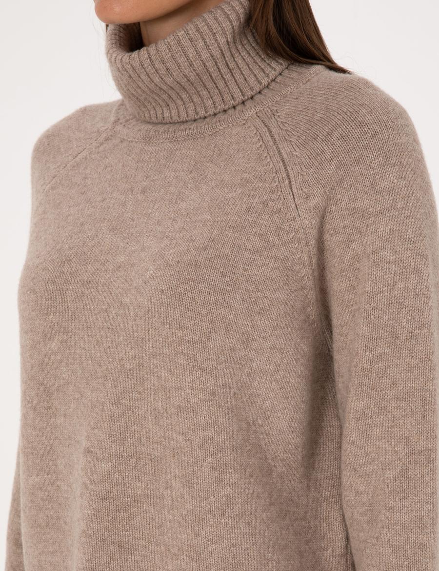 Vizon Comfort Fit Yün Karışımlı Balıkçı Yaka Kazak