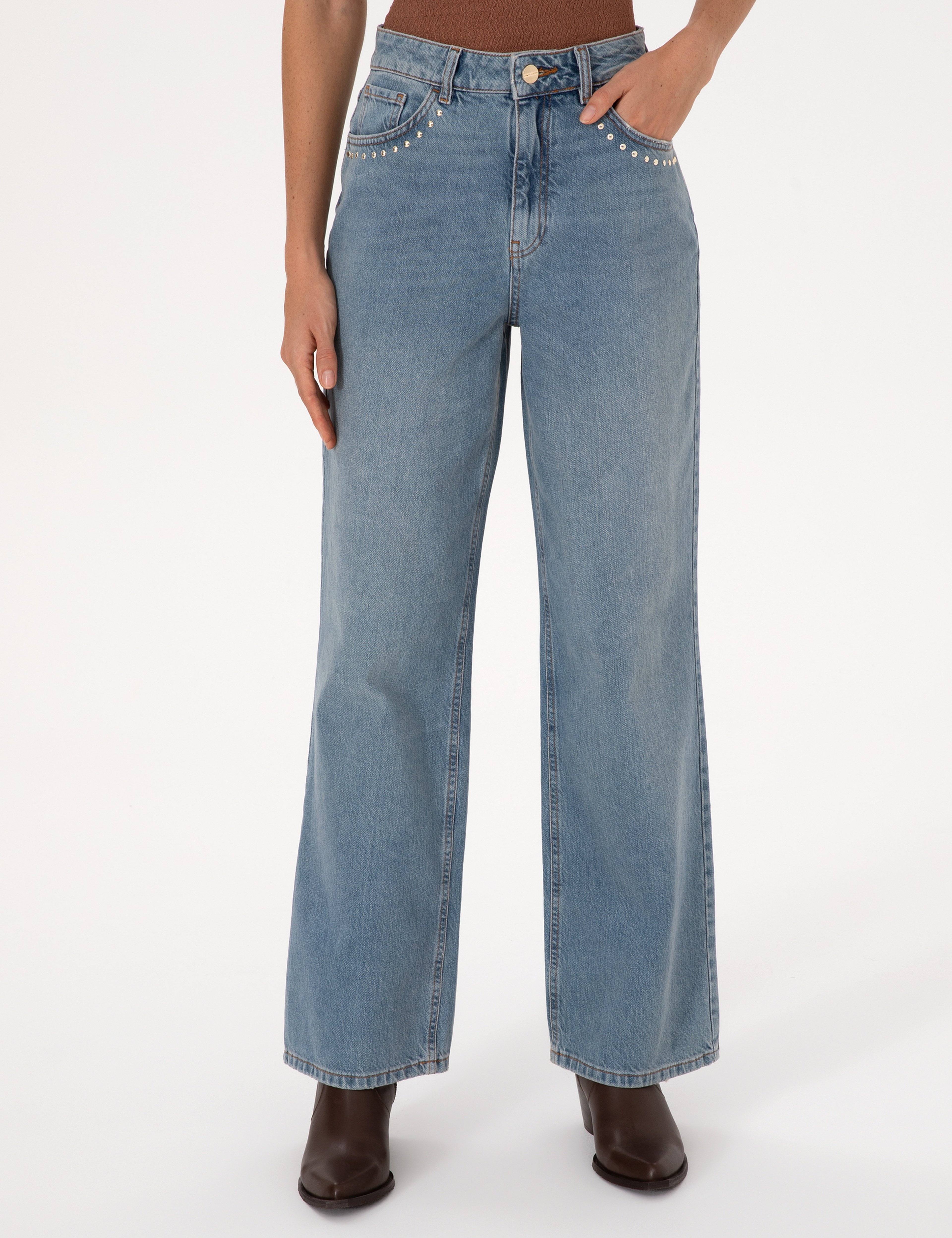 Mavi Loose Fit Jean Pantolon - Image 2