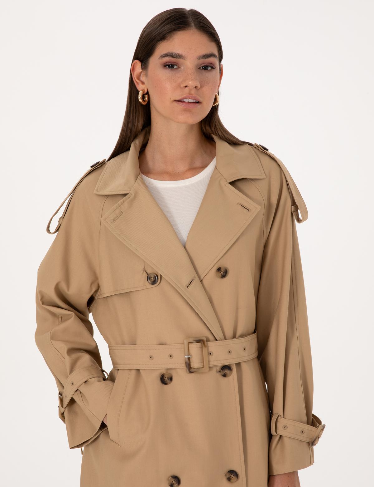 Bej Trençkot - 50309015011