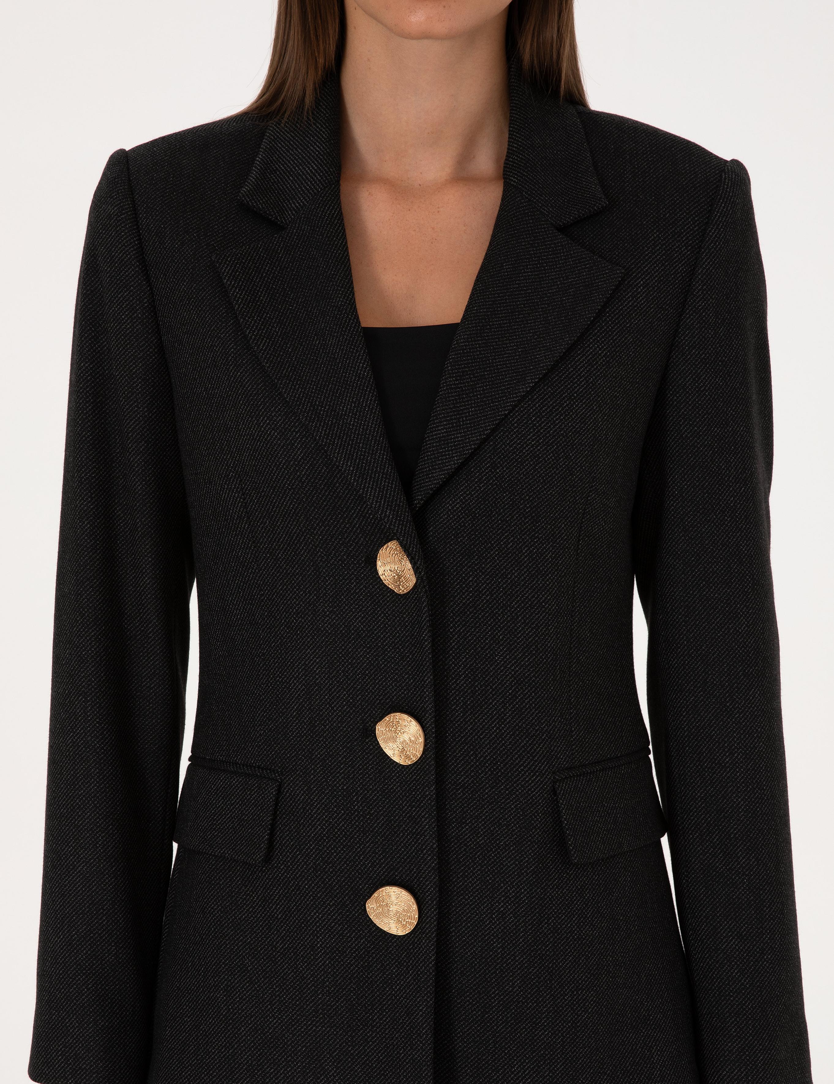 Siyah Slim Fit Ceket