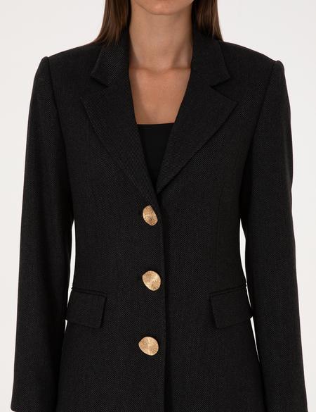 Siyah Slim Fit Ceket - 50312943002