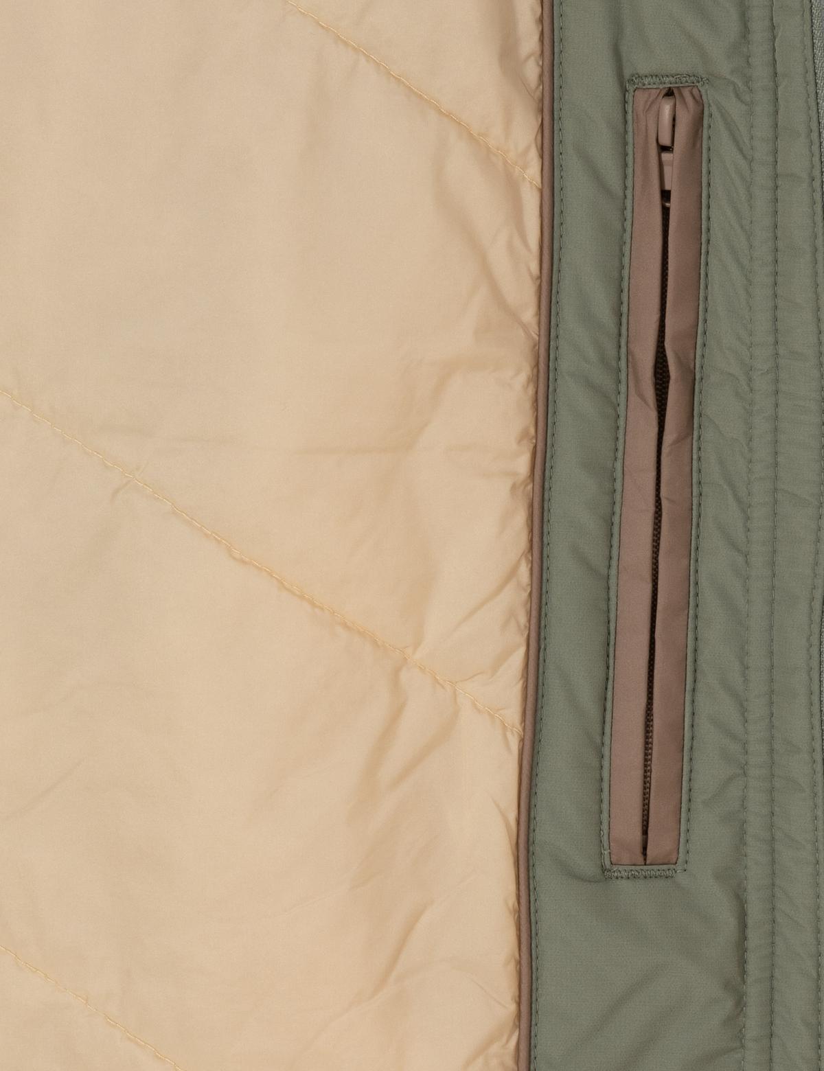 Yeşil Dik Yaka Mont - 50310174006