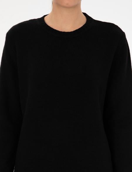 Siyah Comfort Fit Kazak - 50316310004