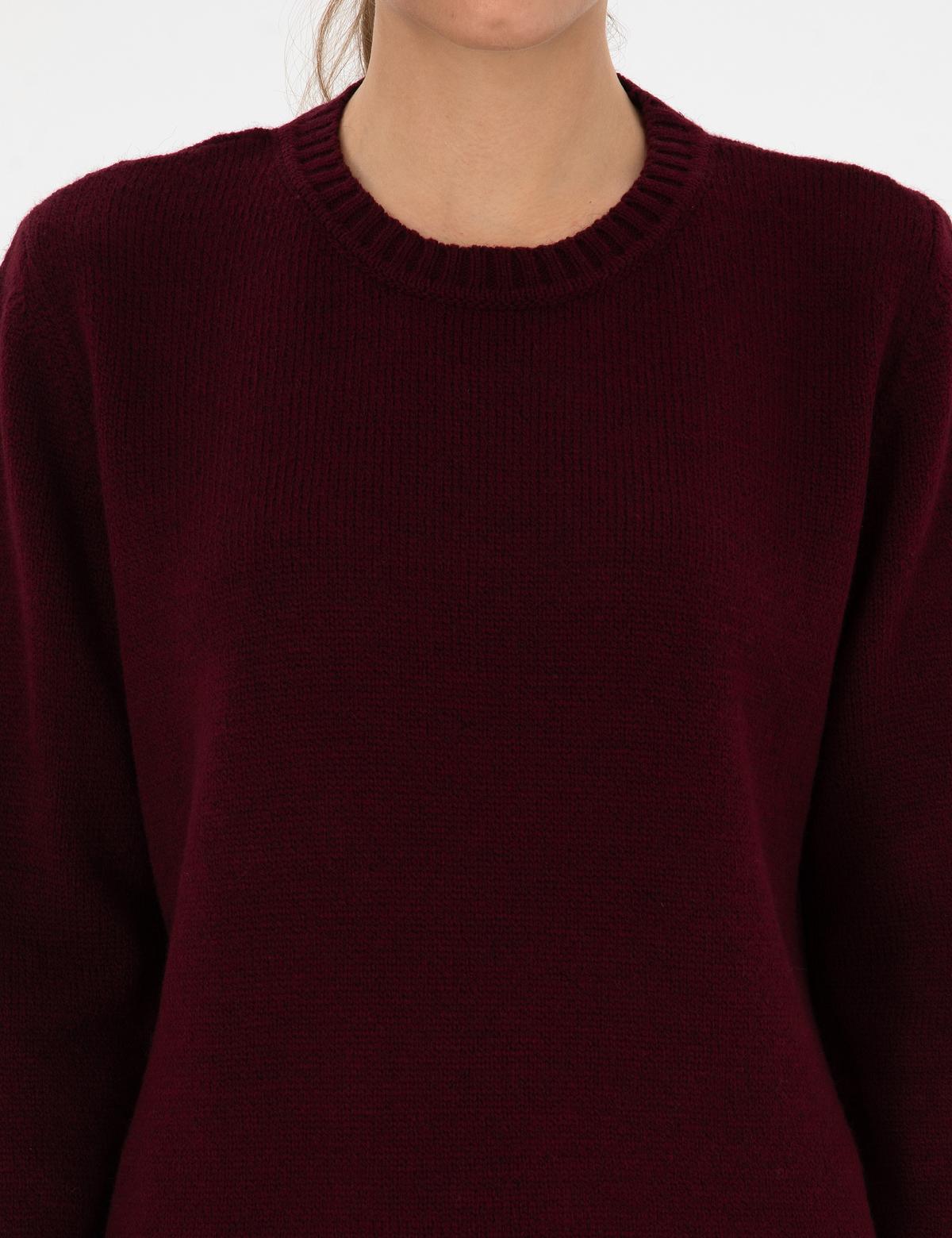 Vişne Comfort Fit Kazak - 50316310010