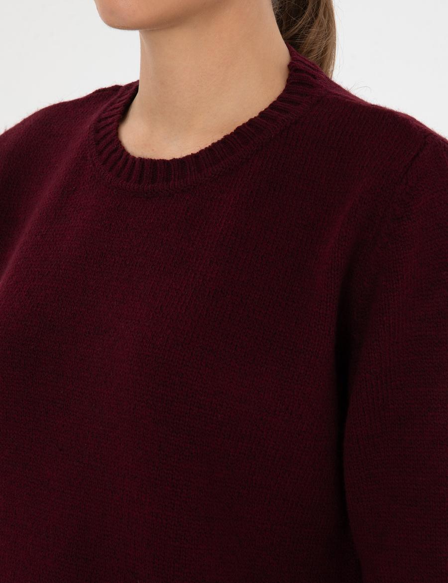 Vişne Comfort Fit Kazak