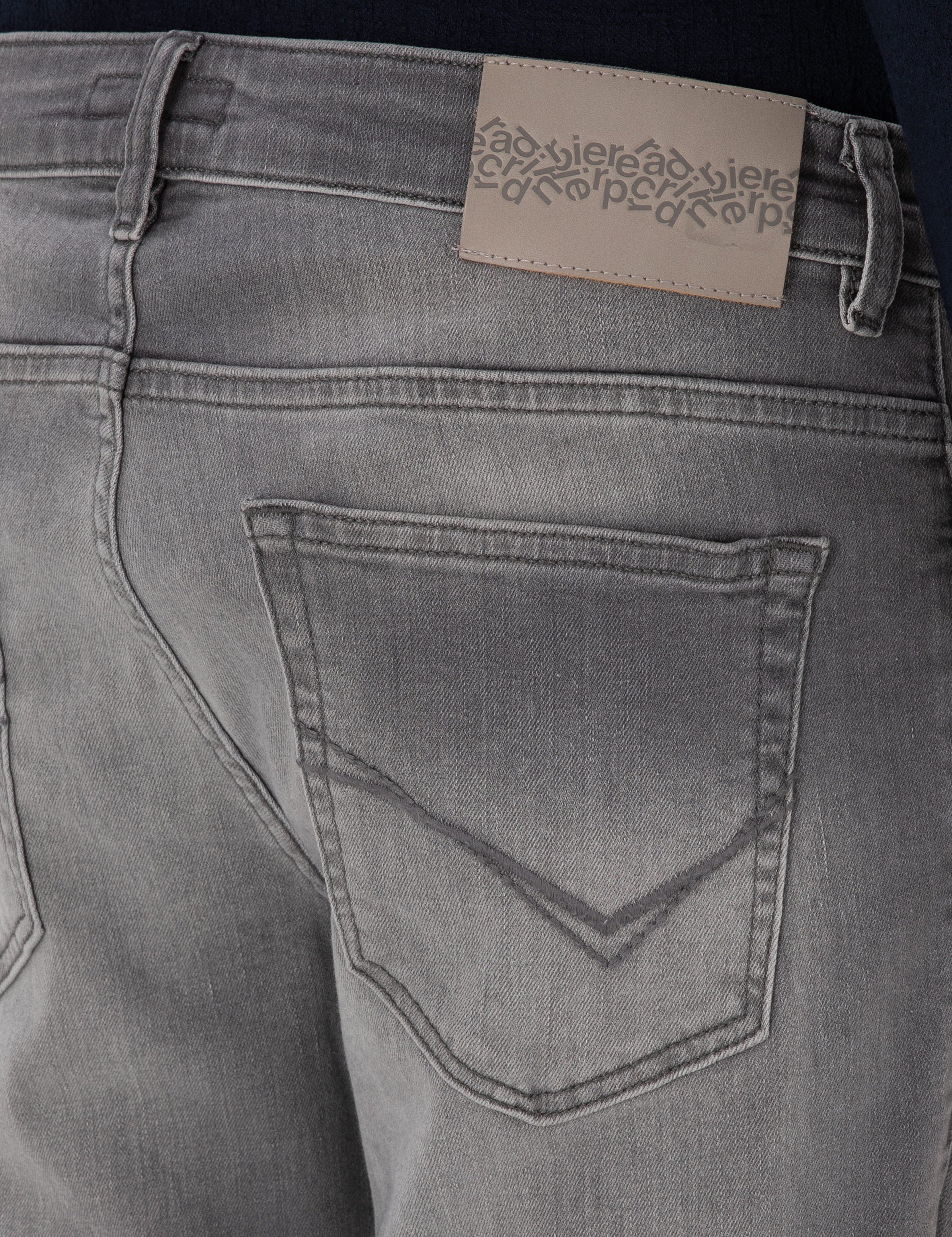 Gri Slim Fit Jean Pantolon - Image 6