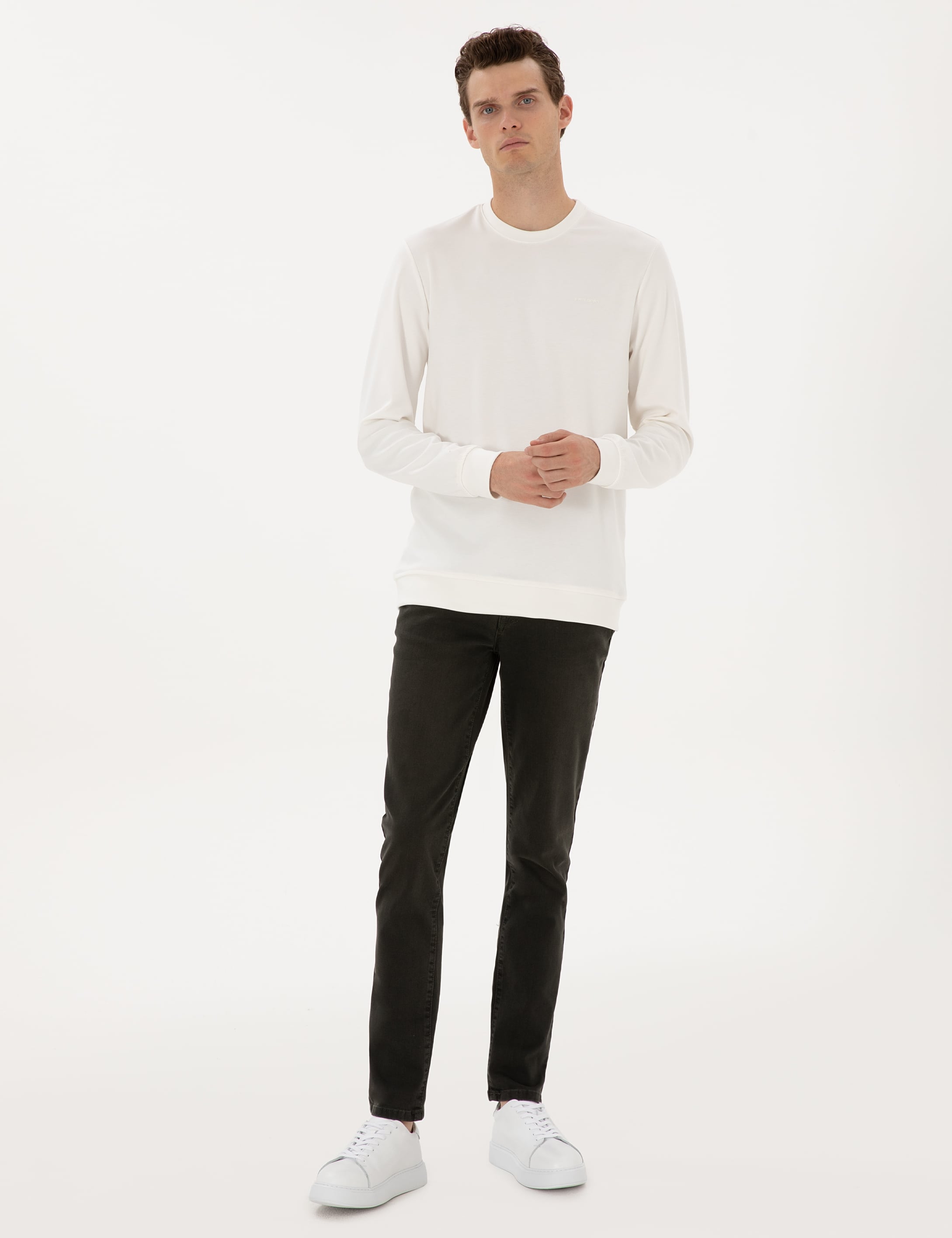 Ekru Regular Fit Sweatshirt
