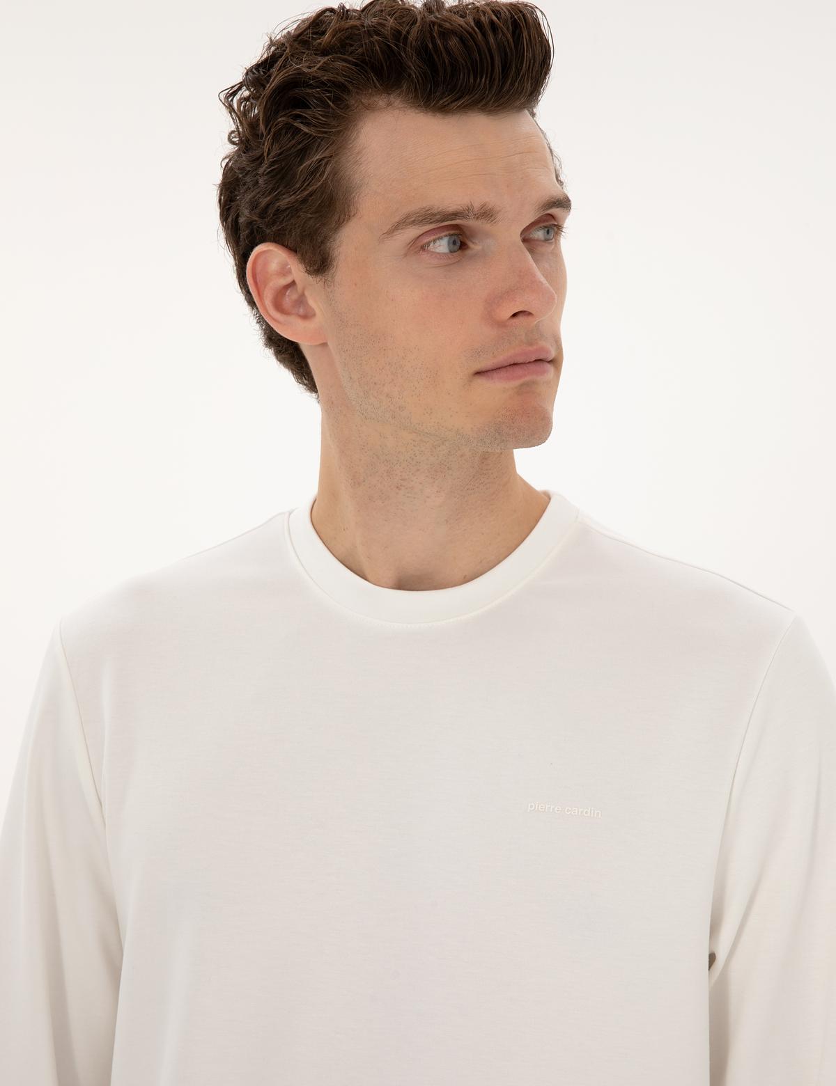 Ekru Regular Fit Sweatshirt - 50313939014