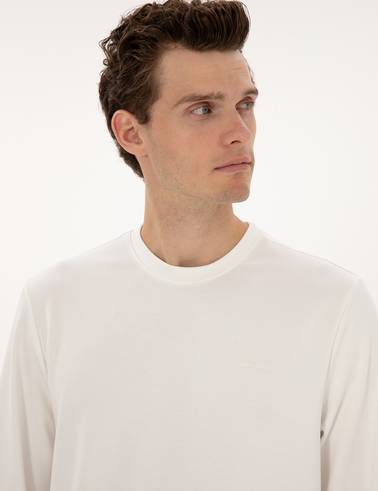 Ekru Regular Fit Sweatshirt