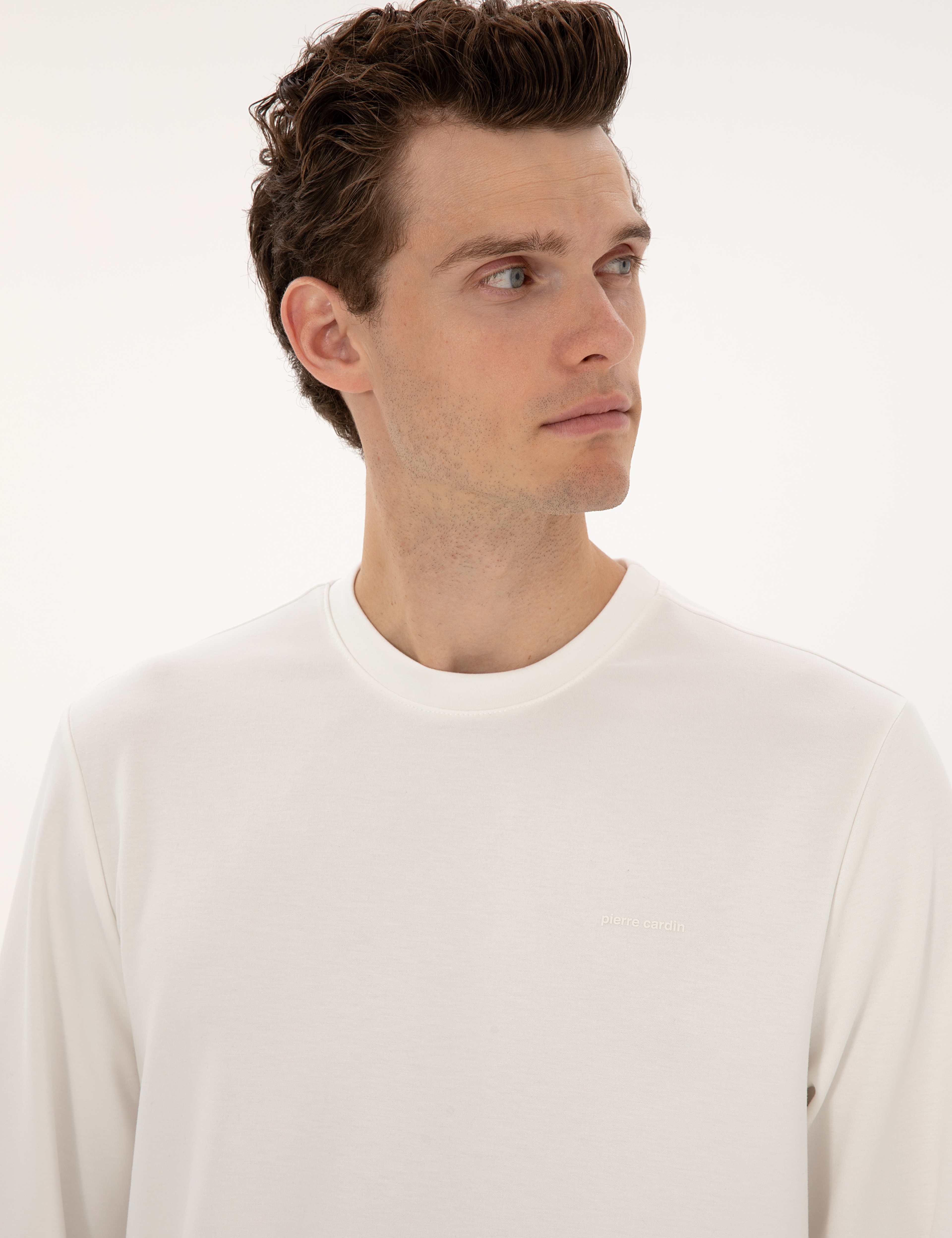 Ekru Regular Fit Sweatshirt
