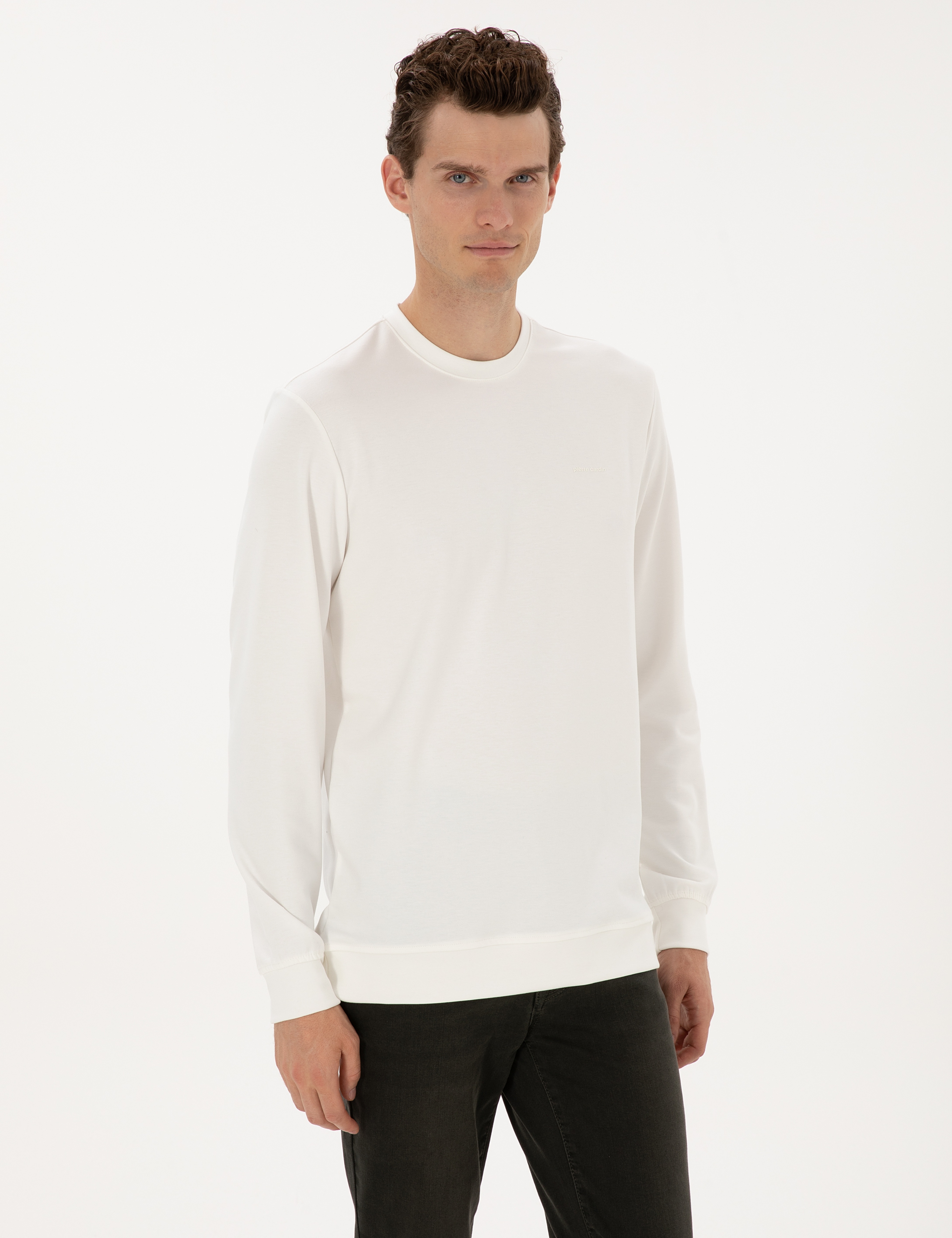 Ekru Regular Fit Sweatshirt - Image 3