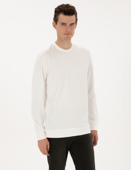 Ekru Regular Fit Sweatshirt - 50313939014