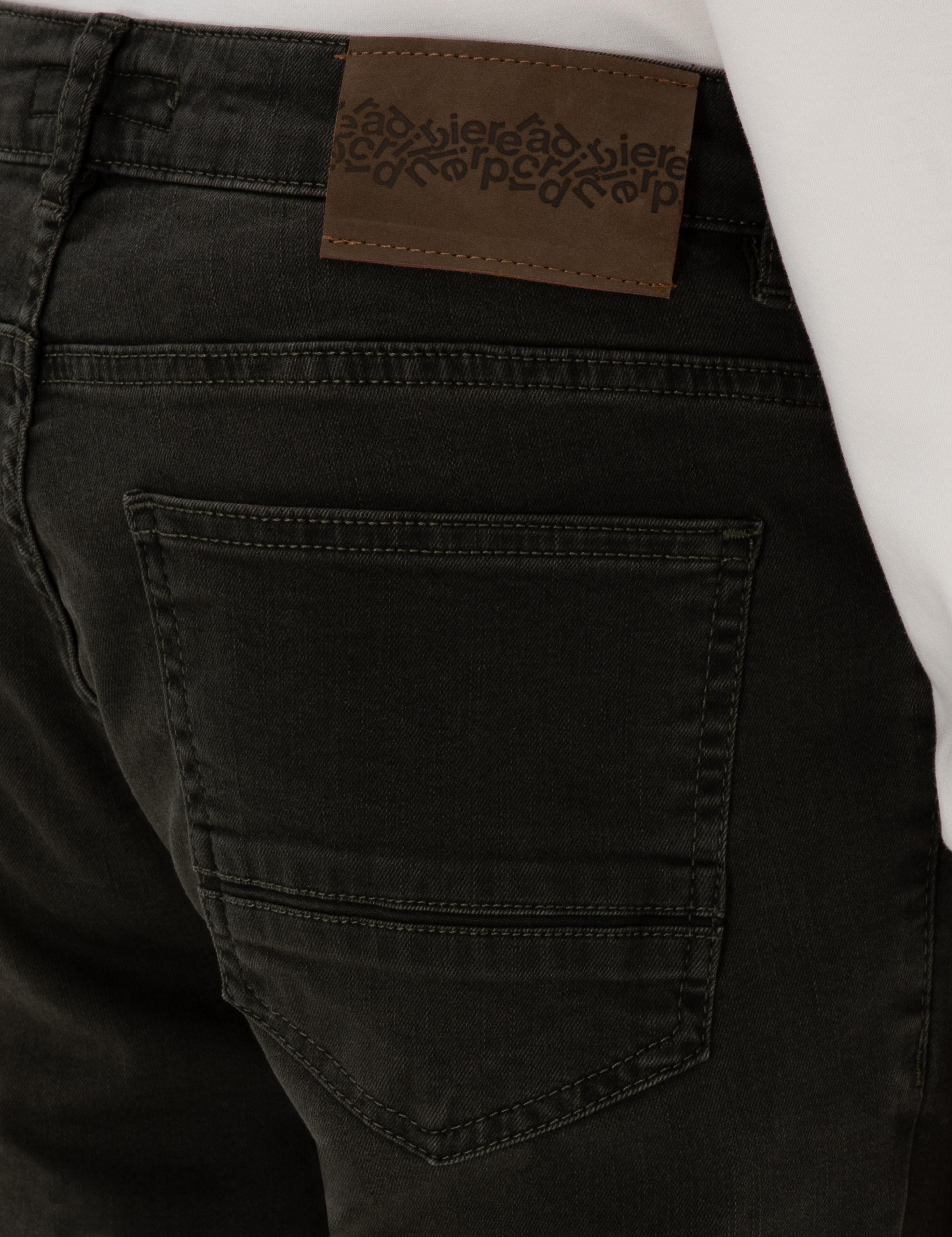 Haki Slim Fit Jean Pantolon