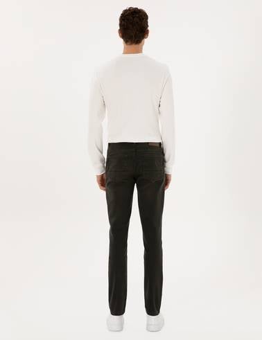 Haki Slim Fit Jean Pantolon