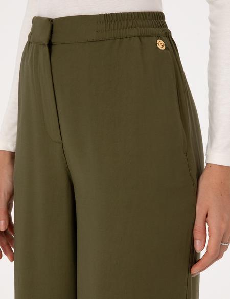 Haki Loose Fit Kanvas Pantolon - 50314119023