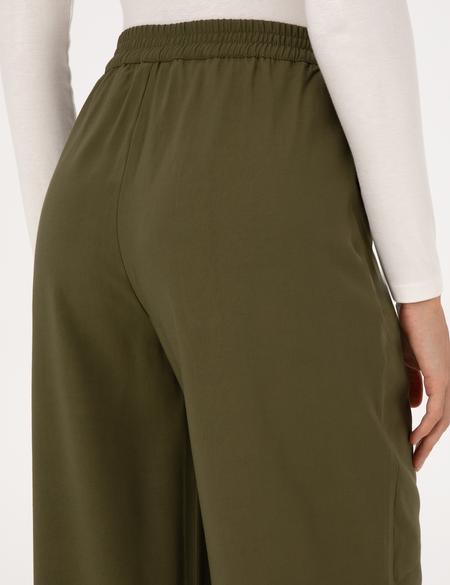 Haki Loose Fit Kanvas Pantolon - 50314119023