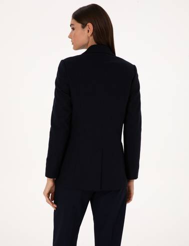 Lacivert Slim Fit Ceket