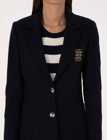 Lacivert Slim Fit Ceket