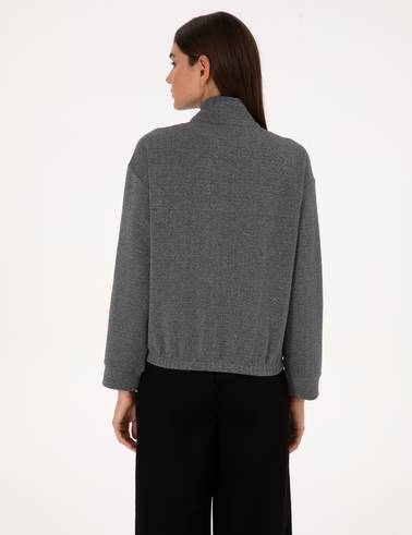 Gri Oversize Sweatshirt