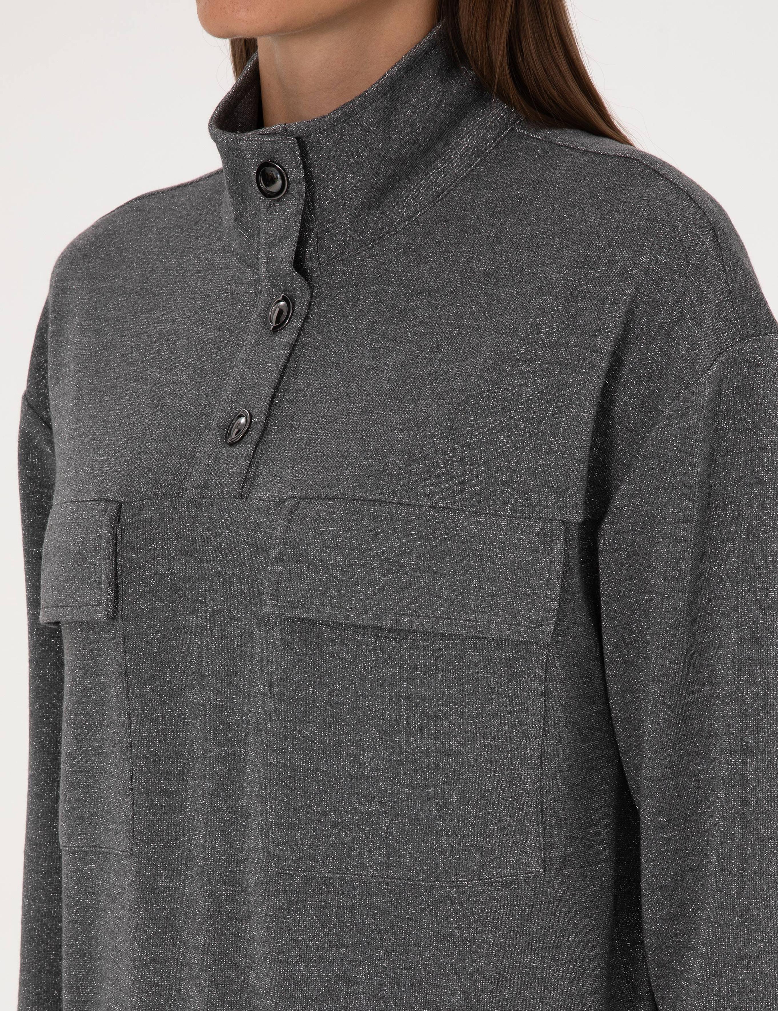 Gri Oversize Sweatshirt