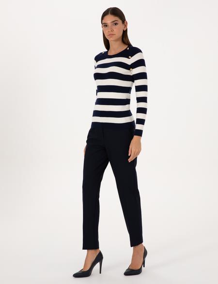 Lacivert Kumaş Pantolon - 50309860001