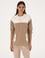 Bej Oversize Modal Karışımlı Sweatshirt