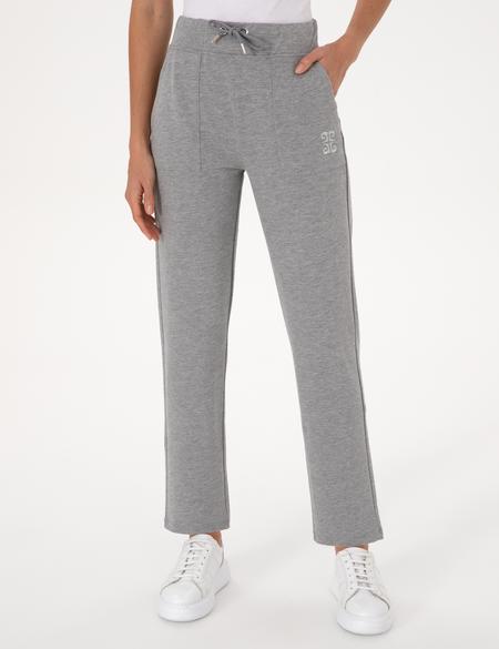 Gri Melanj Kargo Fit Eşofman Altı - 50312233051