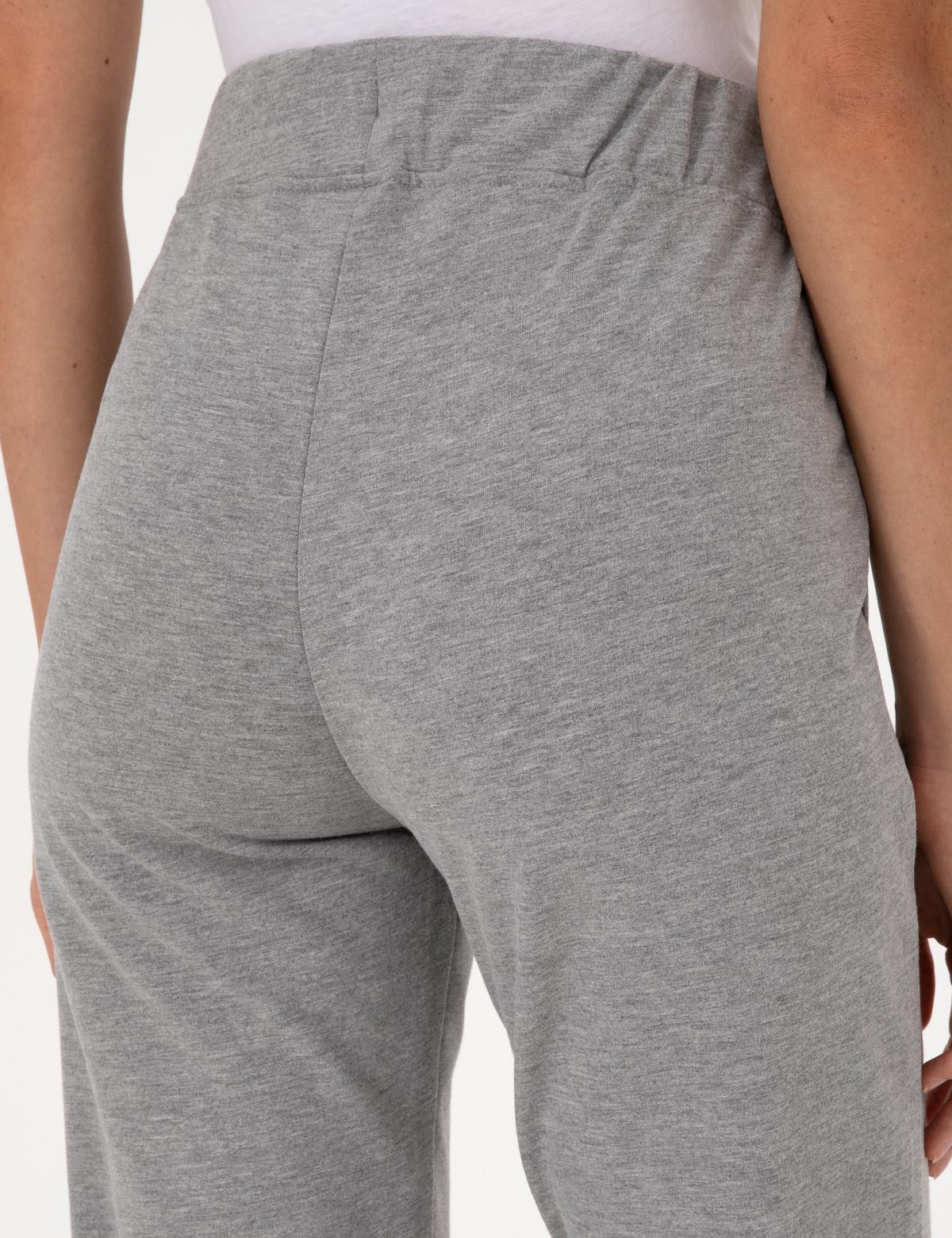 Gri Melanj Kargo Fit Eşofman Altı - 50312233051