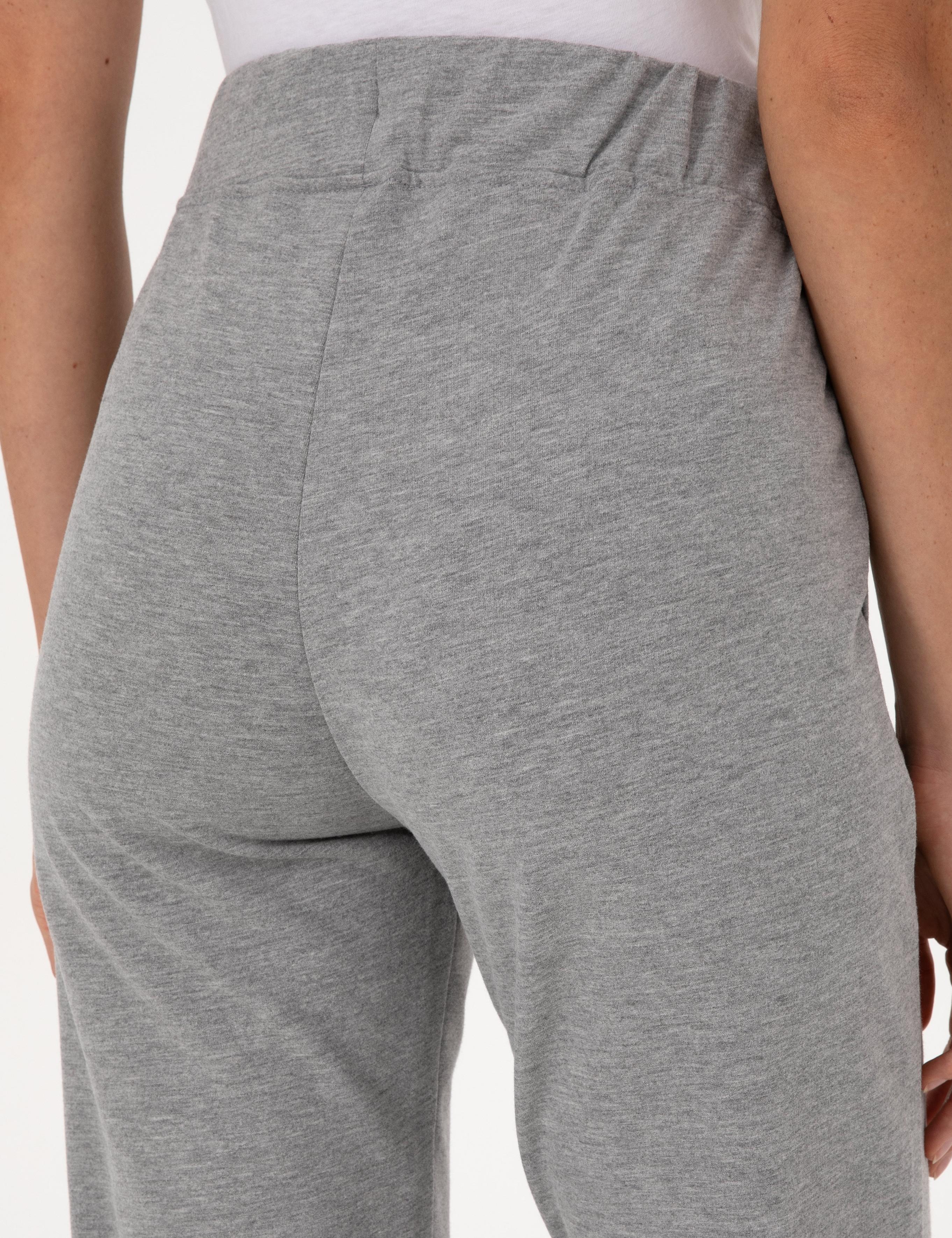 Gri Melanj Kargo Fit Eşofman Altı