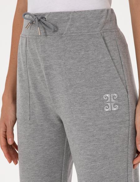 Gri Melanj Kargo Fit Eşofman Altı - 50312233051