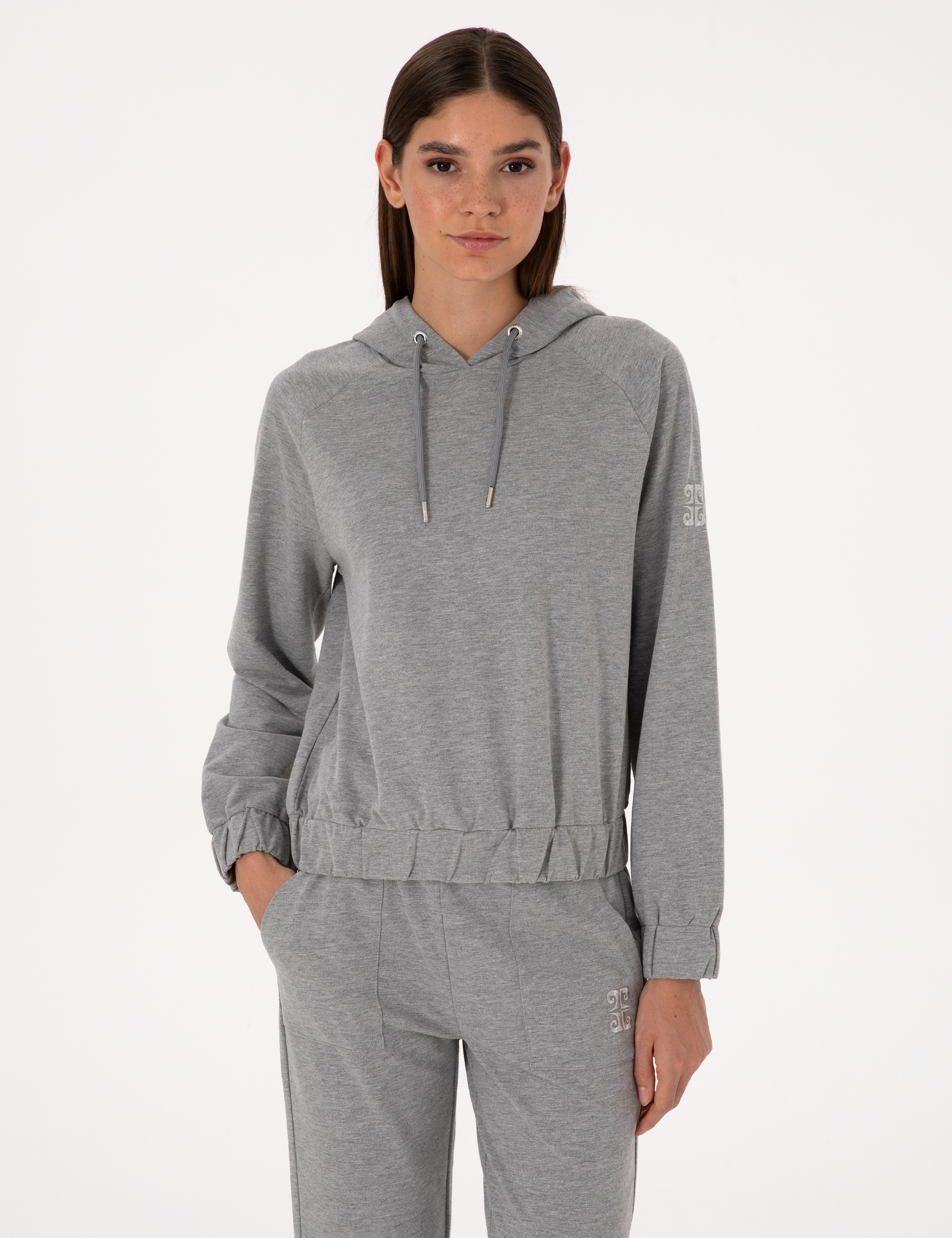 Gri Melanj Comfort Fit Sweatshirt