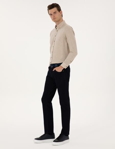 Koyu Lacivert Straight Fit Jean Pantolon - 50315878040