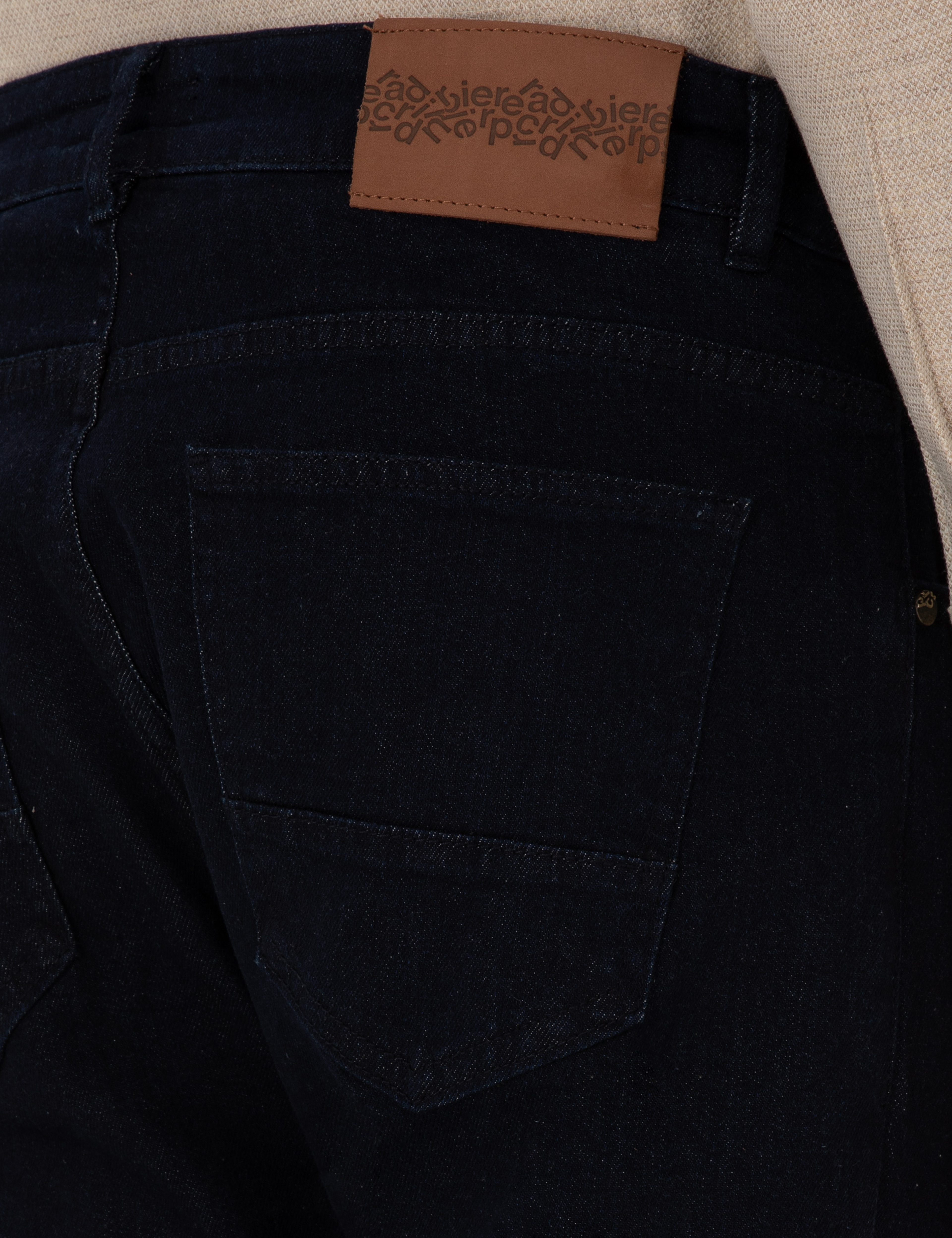 Koyu Lacivert Straight Fit Jean Pantolon - Image 6
