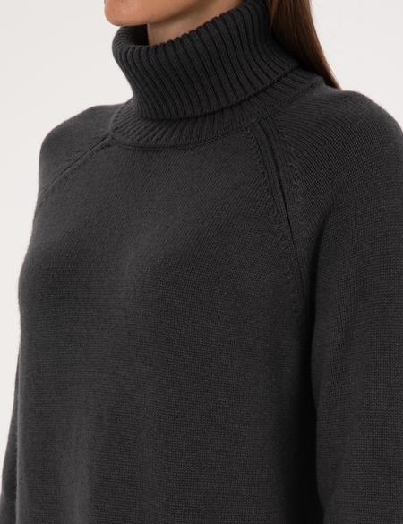 Antrasit Comfort Fit Yün Karışımlı Balıkçı Yaka Kazak - 50316667020