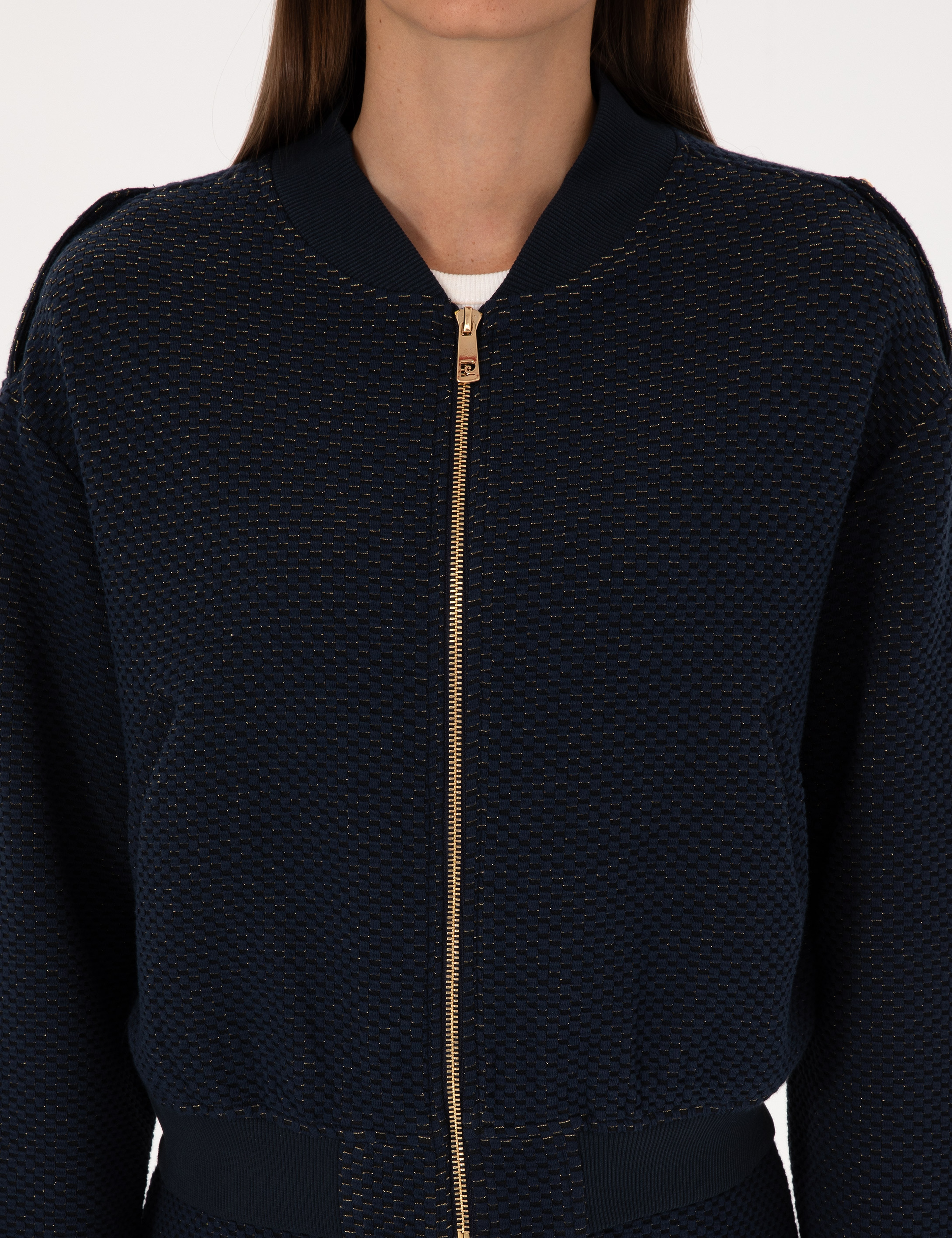 Lacivert Comfort Fit Örme Hırka