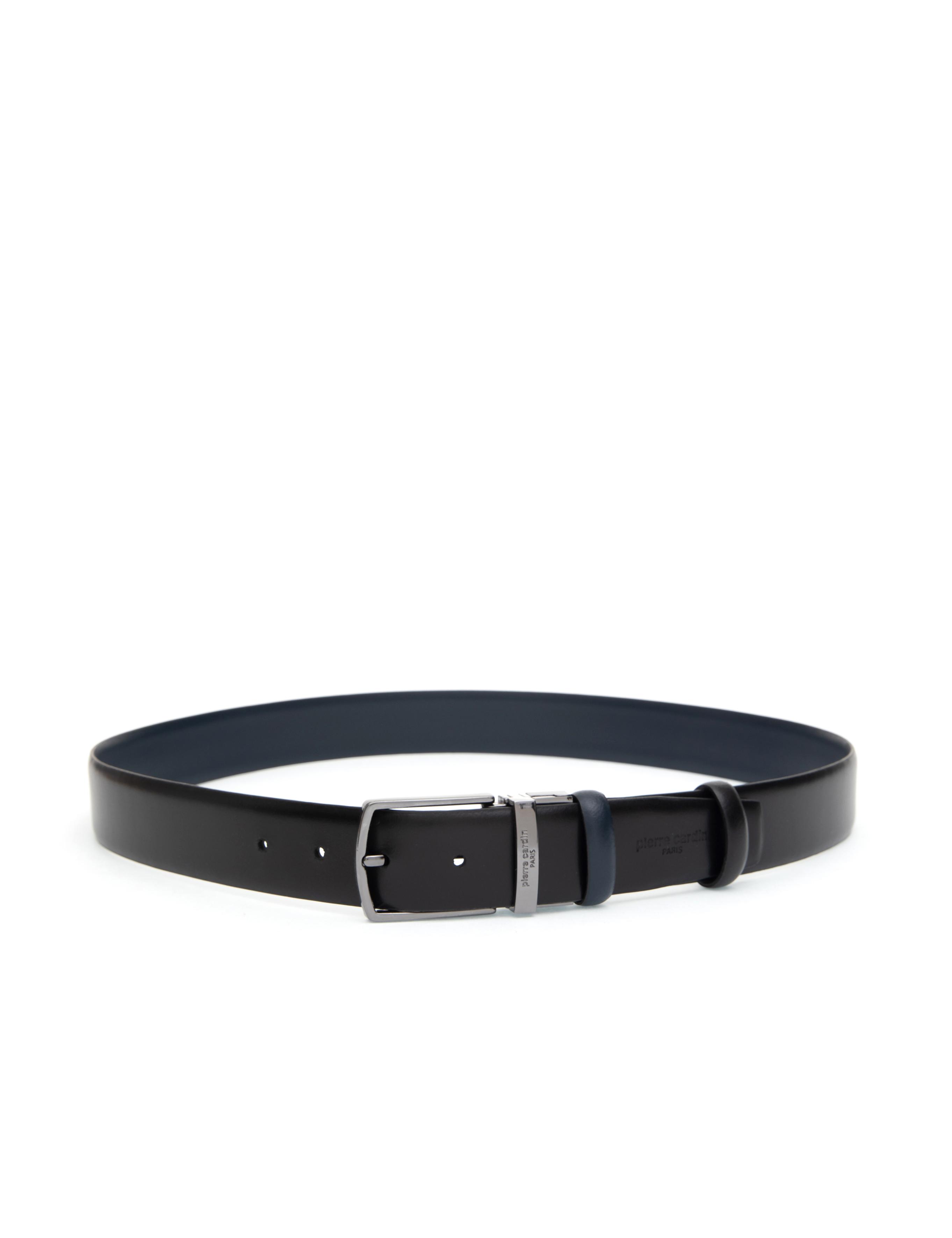 Lacivert %100 Deri Çift Taraflı Kemer