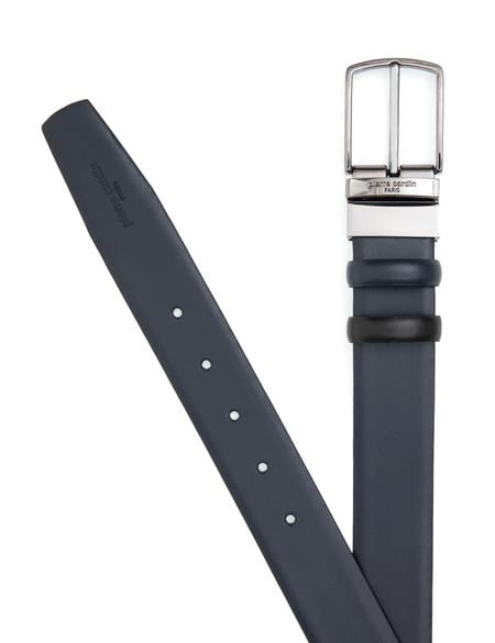 Lacivert %100 Deri Çift Taraflı Kemer - 50321933005