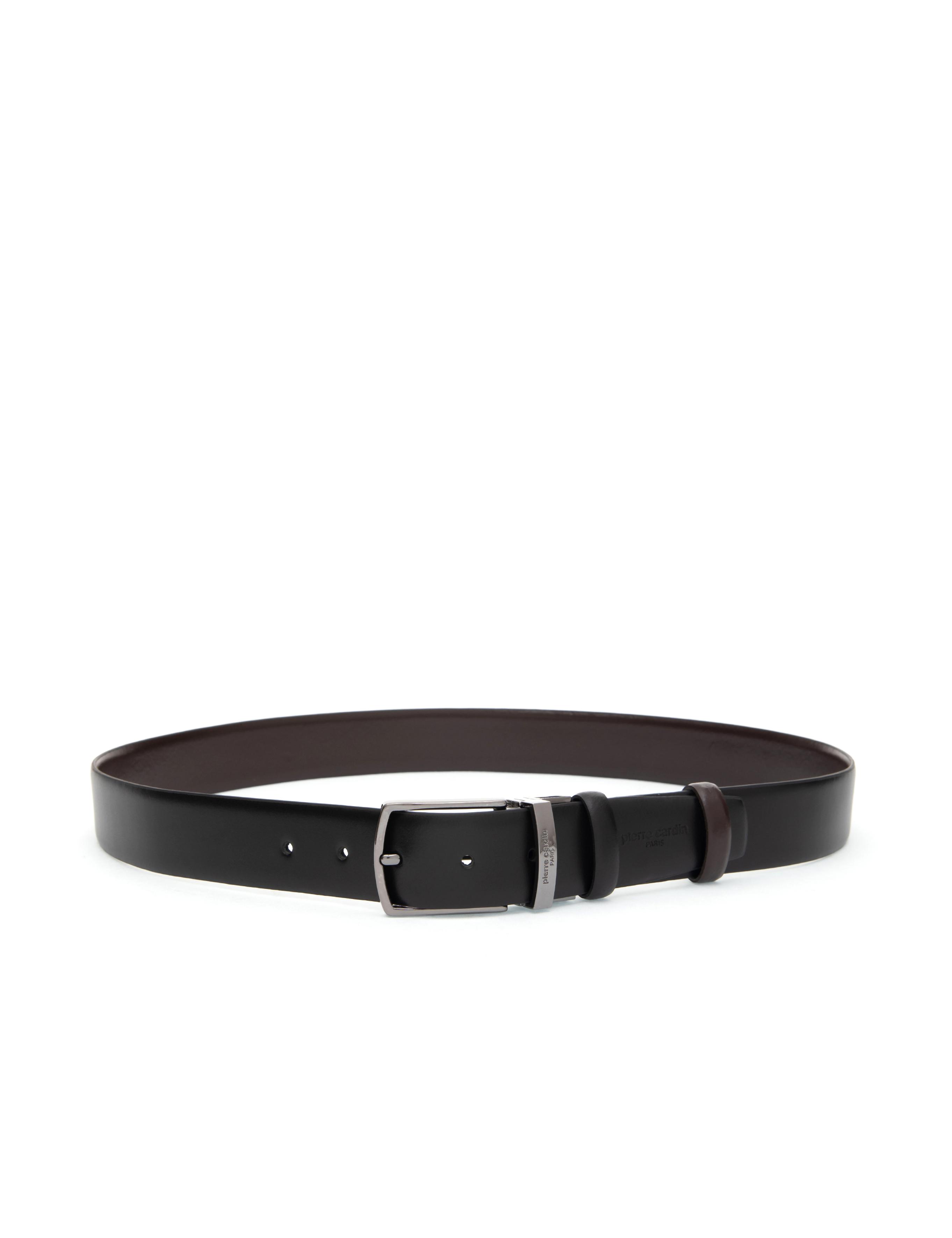 Siyah %100 Deri Çift Taraflı Kemer